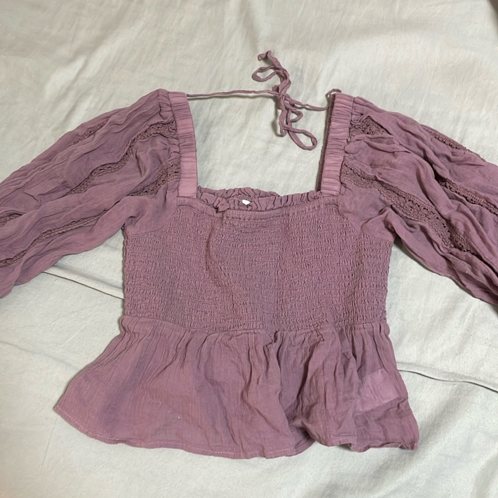 AE blouse top square neck